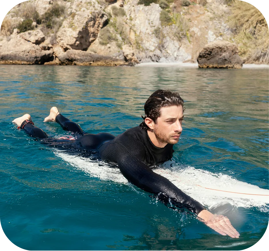 Open water swimmer