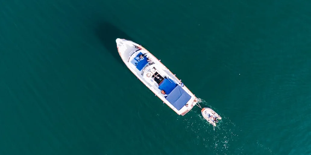 Aerial view of Lake Geneva