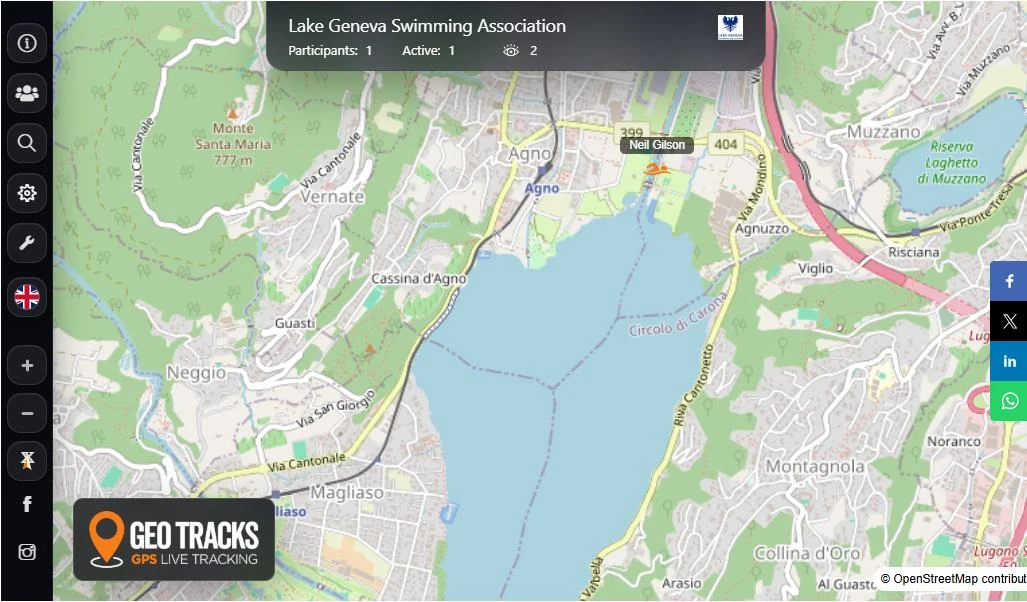 LGSA live swim tracking